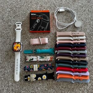 Apple Watch series 9 with Colorful Band Collection